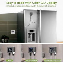 Load image into Gallery viewer, WiFi Thermometer with Freezer Alarm, Digital Freezer Thermometer, Email Alert, App Notification, 2-Years Data Export, Remote App Monitor for Freezer, Refrigerator, Fish Tank (Need Power Supply)