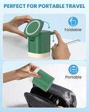 Load image into Gallery viewer, Wireless Charging Station for Apple Mag-Safe: JoyGeek 3 in 1 Magnetic Foldable Charger Stand for iPhone 16 15 14 13 12 Pro Max Plus - Apple Watch 10 9 8 7 6 5 4 SE - AirPods Pro 2/3/4