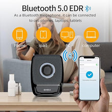 Load image into Gallery viewer, SHIDU Voice Amplifier, Portable Speaker with Wireless Microphones Headset & Handheld Microphone Small PA System supports Bluetooth TF Card and U-Disk Play Music for Teachers Tour Guides Speech Meeting