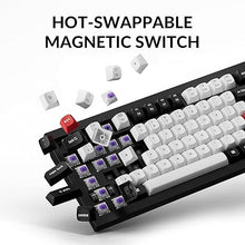 Load image into Gallery viewer, Keychron Q1 HE Wireless Custom Mechanical Keyboard with Hall Effect Gateron Double-Rail Magnetic Switch Rapid Trigger, QMK 2.4 GHz Bluetooth RGB Compatible with Mac Windows Linux (Hot-swappable)