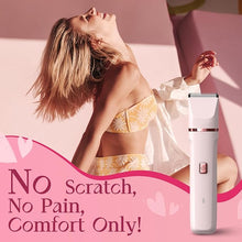 Load image into Gallery viewer, Bikini Trimmer for Women - Painless Electric Razors for Silk Skin,Cordless Body Shaver for Trip,Replaceable Lady Facial Razor, IPX7 Waterproof&Easy Cleaning, Ceramic Blade, USB Charge Dock Pink