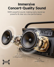 Load image into Gallery viewer, Portable Karaoke Machine for Adults, Built-in Lyrics Display and Screen, 2 Self-Charging Wireless Microphones, Karaoke App, 140W Speaker, Connects to TV for Home Outdoor Karaoke