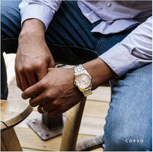 Load image into Gallery viewer, Citizen Men's Eco-Drive Classic Peyten Two-Tone Stainless Steel Watch, 3 Hand, Silver Dial (Model:BM7534-59A)