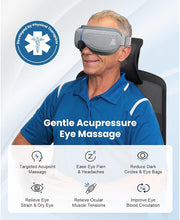 Load image into Gallery viewer, BOB AND BRAD Eye Massager with Heat and Cooling, EyeOasis 2 Eye Massager for Migraines FSA/HSA Eligible, Heated Eye Mask for Eye Strain Dry Eye Relief Improve Sleep, Christmas Gifts for Women Men