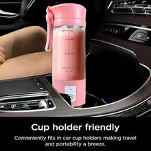 Load image into Gallery viewer, Portable Blender for Smoothies & Shakes -13oz Cordless Personal Small Blender, USB-C Rechargeable & Self Cleaning - Mini Travel Blender with Stainless Steel Serrated 6 Blade
