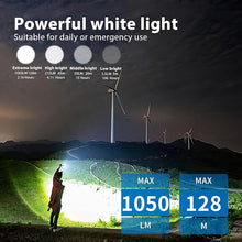 Load image into Gallery viewer, TrustFire Mini X3 Rechargeable EDC Flashlight with White Light, Flood Light, UV and Green Beam, 1050 Lumens Portable Flat Flashlights, Fourfold Light Sources Pocket Lights for Emergency (Grey)