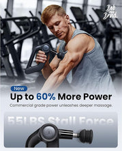 Load image into Gallery viewer, BOB AND BRAD D5 Pro Massage Gun, Powerful Percussion Massage Gun Deep Tissue with Enhanced Power for Athletes Home Gym, Handheld Muscle Massager Gun for Pain Relief & Muscle Therapy, FSA HSA Eligible