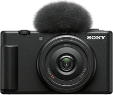 Load image into Gallery viewer, Sony ZV-1F Vlog Camera for Content Creators and Vloggers Black