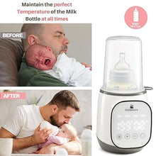 Load image into Gallery viewer, Baby Bottle Warmer for Breastmilk - 5-in-1 Feeding Bottle Warmers for all Bottles, Food Jars, and Breastmilk Bags - Smart Accurate Temperature Control, Automatic Shut-Off Milk Warmer for Baby