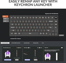 Load image into Gallery viewer, Keychron Q1 HE Wireless Custom Mechanical Keyboard with Hall Effect Gateron Double-Rail Magnetic Switch Rapid Trigger, QMK 2.4 GHz Bluetooth RGB Compatible with Mac Windows Linux (Hot-swappable)