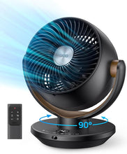 Load image into Gallery viewer, Dreo Fan for Bedroom, Desk Air Circulator Fan with Remote, 11 Inch Table Fans for Whole Room, 60ft Powerful Airflow, 120° Vertical Manual +90° Oscillating Fan, 4 Speeds, 8H Timer, Quiet Fan, Home