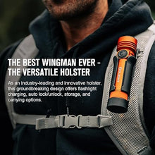 Load image into Gallery viewer, OLIGHT Seeker 4 Pro Rechargeable LED Flashlights, High Lumens Powerful Bright Flashlight 4600 Lumens with USB C Holster, Waterproof Flashlight for Emergencies, Camping, Searching(Orange Cool White)