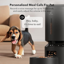 Load image into Gallery viewer, PETLIBRO Automatic Cat Feeder, 5G WiFi Automatic Dog Feeder with Freshness Preservation, 5L Timed Cat Feeder with Low Food Sensor, Up to 10 Meals Per Day, Granary Pet Feeder for Cats, Black