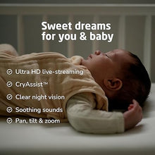 Load image into Gallery viewer, Maxi-Cosi See Pro 360 Baby Monitor with CryAssist™ AI Cry Translation, 2K HD camera with PTZ, Secure Non Wi-Fi 5 inch parent unit, 10 hour battery, Soothing Lullabies, 2-way audio