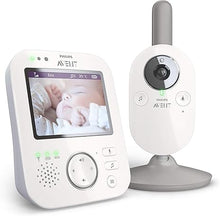 Load image into Gallery viewer, PHILIPS Avent Digital Baby Monitor with Camera and Audio, 3.5" Display Baby Camera Monitor with 2-Way Talk, Night Vision, Temperature, 980ft Range, Video Baby Monitor with No Wi-fi, Lullabies