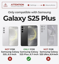 Load image into Gallery viewer, Dexnor for Samsung Galaxy S25 Plus Case with Built-in Slide Camera Cover & Screen Protector & Kickstand,Heavy-Duty Shockproof Rugged Case Full-Body Bumper Cover for Galaxy S25 Plus(2025),Army Green