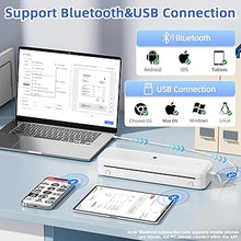 Load image into Gallery viewer, Phomemo M834 Ultra Portable Printer,(Upgraded) Wireless Bluetooth Thermal Printer 8.5" x 11"&A4, Compatible with iOS, Android & PC, Inkless Printer for Travel, Office, School,Home