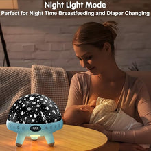 Load image into Gallery viewer, Night Lights for Kids Room with Sound Machine.Kids White Noise Machine with 29 Soothing Sounds for Baby Sleeping Baby Night Light Ocean Projector.for Bedroom Decoration