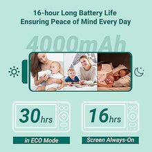 Load image into Gallery viewer, Baby Monitor with Camera and Audio, 6.0" IPS Ultra-Large Screen with 30-Hour Battery, 1000ft Range Baby Monitor No WiFi, Night Vision,2-Way Talk,Remote Pan-Tilt-Zoom Camera,Baby Camera Monitor