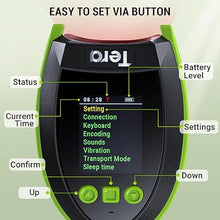 Load image into Gallery viewer, Tera Barcode Scanner Wireless 2D QR with Stand: Digital Setting Screen Keypad Pro Version Extra Fast Scanning Speed Works with Bluetooth 2.4G Wireless USB Wired Bar Code Reader HW0009-Z Green