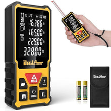 Load image into Gallery viewer, Laser Measurement Tool,DEGLASERS 328 Feet Laser Measure with Dual Angle Display,M/in/Ft/ft+in Unit Switching,Laser Distance Meter for Measure Angle,Distance,Area and Volume,Pythagorean Mode