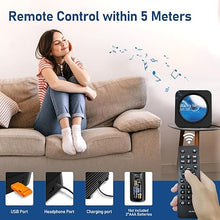 Load image into Gallery viewer, CD Player Portable Bluetooth 5.1 Desktop CD Player with HiFi Sound Speakers,Remote Control,Dust Cover,LED Display,Boombox FM Radio,USB/AUX for Home,Kids (Black)