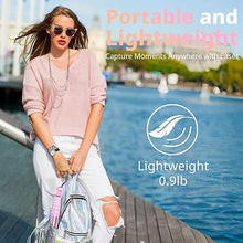 Load image into Gallery viewer, UBeesize 88’’ Flexible Phone Tripod with 14.95’’ Gooseneck, Remote and Phone Holder, Overhead Cell Phone Stand?Selfie Stick for Video Recording, Compatible with iPhone Android Phone, Camera Pink