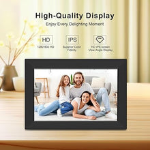 Load image into Gallery viewer, 10.1 Inch WiFi Digital Picture Frame, Smart Electronic Clound Digital Photo Frame with 1280 * 800 HD Touch Screen, Instantly Share Photos & Video, Gift for Friend and Family