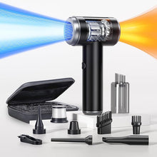 Load image into Gallery viewer, Car Vacuum Portable Cordless-20000PA Brushless Motor Handheld Vacuum, Rechargeable Lightweight Dust Busters, 4 in 1 Air Duster and Vacuum for Car, Home, Office, and Keyboards(Black)
