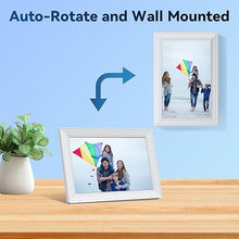 Load image into Gallery viewer, Frameo 5G WiFi Digital Photo Frame, 10.1" Digital Picture Frame with Auto-Rotate, 1280x800 IPS Touch Screen, Easy Setup to Share Photos or Videos Instantly via Frameo App from Anywhere