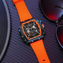 Load image into Gallery viewer, Mini Focus Men's Watch Fashion Sport Wrist Watches (Chronograph/Waterproof/Luminous/Calendar) Silicon Strap Quartz Watch for Men