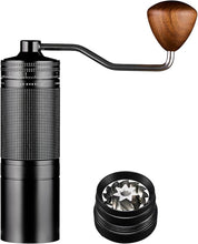 Load image into Gallery viewer, Z30 Manual Coffee Grinder with 7 Star Stainless Steel Burr, Hand Coffee Grinder for French Press, Mocha, Espresso, External Adjustable Design, Three Bearing Positioning, Black, 20g