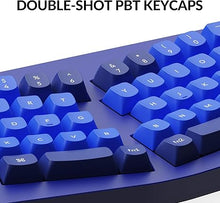 Load image into Gallery viewer, Keychron Q8 Wired Custom Mechanical Keyboard Knob Version, 65% Alice Layout QMK/VIA Programmable with Hot-swappable Gateron G Pro Red Switch Double Gasket Compatible with Mac Windows Linux (Blue)