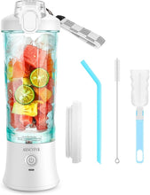 Load image into Gallery viewer, Portable Blender for Shakes and Smoothies 20oz USB-C Rechargeable Personal Size High Speed Mini Mixing Juicer,for Shakes and Nut, Juice, Vegetables Baby Food