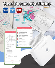 Load image into Gallery viewer, Phomemo M04S Bluetooth Portable Printer-Thermal Label Printer Notes Printer, Support 2/3/4 inch Printing Width, Compatible with Phones, Computer, 300dpi, Great for Document, Notes, Sticker, Label