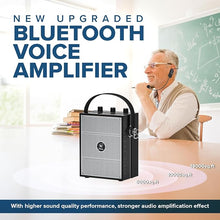 Load image into Gallery viewer, Bluetooth 5.3 Voice Amplifier with Wireless Microphone Headset,Personal Wireless amplifier Mic for Teachers,40W Loudly Portable Megaphone Pa System for Classrooms,Speeches,Outdoors Indoors-S98