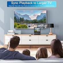 Load image into Gallery viewer, 9.5" Portable DVD Player with 7.5" Swivel Display Screen, 5-Hour Built-in Rechargeable Battery, Car DVD Player,Supports SD Card/USB/CD/DVD and Multiple Disc Formats, High Volume Speaker,Black……