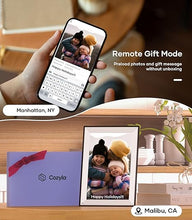 Load image into Gallery viewer, Cozyla Digital Photo Frame WiFi Smart Digital Picture Frame Unlimited Storage Share Photo with Family and Friend via App Email Google Photos Instagram Web Browser Photo Frame Electronic 10.1 Inch Mat