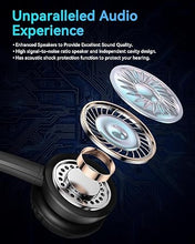 Load image into Gallery viewer, PC Headset with Mic, 3.5mm/USB C/USB Headphones with mic, Computer Headphones with Microphone Noise Canceling and in-line Control, for Teams Meetings Skype Zoom or at Home, All Day Comfort