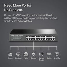 Load image into Gallery viewer, TP-Link 24 Port Gigabit Ethernet Switch Desktop/ Rackmount Plug & Play Shielded Ports Sturdy Metal Fanless Quiet Traffic Optimization Unmanaged (TL-SG1024S)