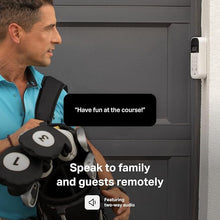 Load image into Gallery viewer, myQ Smart Garage Door Video Keypad with Wide-Angle Camera,Customizable PIN Codes,and Smartphone Control–Take Charge of Your Garage Access Works with Chamberlain, LiftMaster and Craftsman openers,White