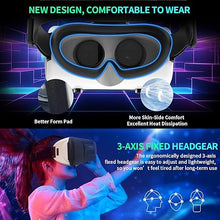 Load image into Gallery viewer, VR Headset for Smartphones, Ultra-Wide 120° Viewing Angle, Adjustable Focus and Eye Width, Aspherical Optical Lens, Good Heat Dissipation, 4.5-6.5 Inch Smartphone