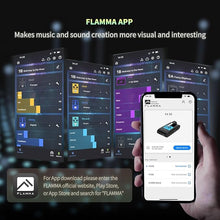 Load image into Gallery viewer, FLAMMA FX20 Guitar Headphone Amp with APP 40 Drum Grooves 52 Amp Modes 5 Delay 5 Reverb Effects 14 Modulations for Practice Recording and Creativity