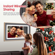 Load image into Gallery viewer, FRAMEO Digital Picture Frame- 15.6inch Digital Photo Frame with 1920 * 1080 IPS Touch Screen FHD Disply,Built-in 32GB Storage,Wall-Mounted,Digital Frame Share Photos and Videos via Free App