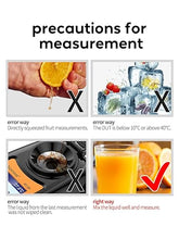 Load image into Gallery viewer, Digital Sugar Brix Refractometer brix Meter Automatic Temperature Compensation Range 0-35%?±0.2% Precision, Perfect for Fruits, Juices, Vegetables, Drinks and Coffee
