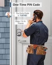 Load image into Gallery viewer, TEEHO TE001 Keyless Entry Door Lock with Keypad - Smart Deadbolt Lock for Front Door with 2 Keys - Auto Lock - Easy Installation - Satin Nickel