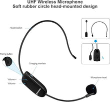 Load image into Gallery viewer, ZOWEETEK Original Voice Amplifier for Teachers with 2 Microphones, Wireless Voice Amplifier Microphone Headset, Portable Speaker Megaphone for Classroom, Training, Teaching, Yoga, Meeting, Speech