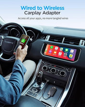 Load image into Gallery viewer, Wireless Carplay Adapter for iPhone, 2024 Upgrade Converts Wired to Carplay Wireless Adapter for Apple,Wireless Control Plug & Play,Instant Connectivity,Compatible with iOS 10+ and Cars from 2016