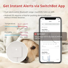 Load image into Gallery viewer, SwitchBot Smart Hygrometer Thermometer, Hygrometer Indoor Humidity Meter, Dewpoint/VPD/Absolute Humidity Sensor, Bluetooth Digital Temperature Monitor with Free Data Storage, 4-Pack