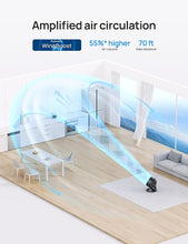 Load image into Gallery viewer, Dreo Fan for Bedroom, 12 Inches, 70ft Powerful Airflow, 28db Quiet Table Air Circulator Fans for Whole Room, 120° Adjustable Tilt, 3 Speeds, Desktop Fan for Home, Office, Kitchen